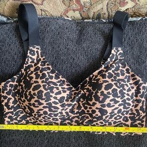Leopard Print Women's Bra